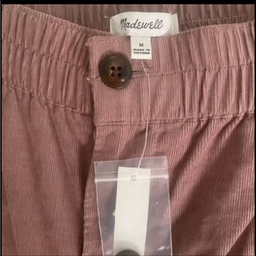 NWT madewell corduroy pants, size M - Picture 2 of 3